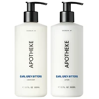 APOTHEKE Earl Grey Bitters Liquid Soap and Lotion Set