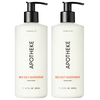 APOTHEKE Sea Salt Grapefruit Liquid Soap Set