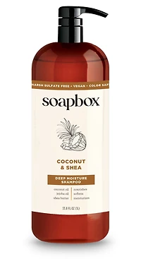Soapbox Coconut & Shea Deep Moisture Shampoo - oz