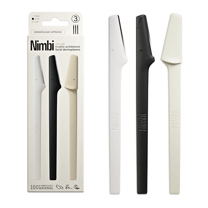 Nimbi Skin Renewal Facial Dermaplaners - 3 count