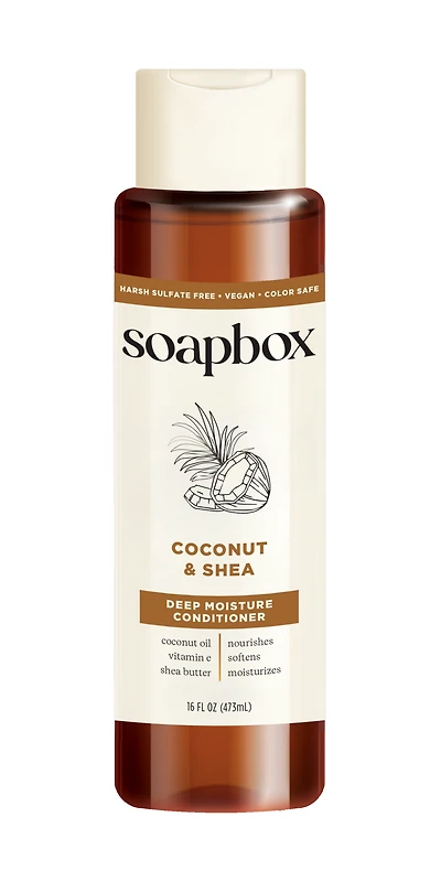 Soapbox Coconut & Shea Deep Moisture Conditioner - oz