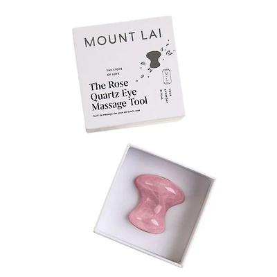 Mount Lai The Rose Quartz Eye Massage Tool