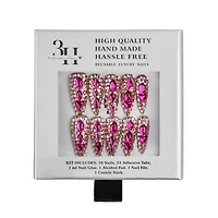 3H Nails Diamond Diva Handmade Press-On