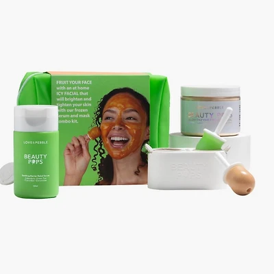 Love & Pebble Glow & Soothe Frozen Face Mask Bundle