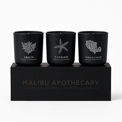 Malibu Apothecary Votive Discovery Set - ABACO | CAYMAN | TURKS & CAICOS