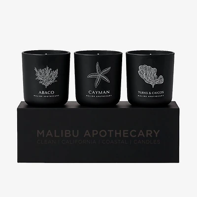 Malibu Apothecary Votive Discovery Set - ABACO | CAYMAN | TURKS & CAICOS