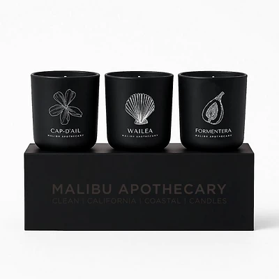 Malibu Apothecary Votive Discovery Set - CAP-D'AIL | FORMENTERA | WAILEA