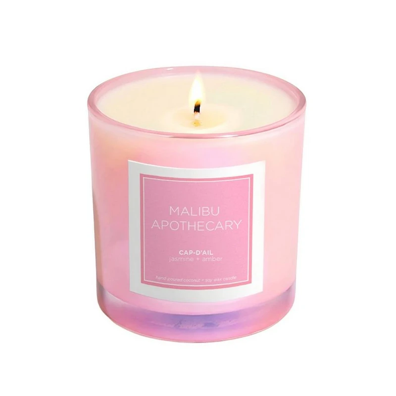 Malibu Apothecary Iridescent Pink Candle - CAP-D'AIL