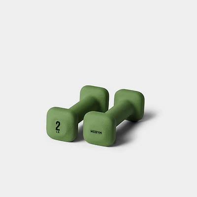 WeGym SafeGrip Dumbbells - Forest - 2 LB