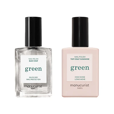 Manucurist Long Lasting Base Coat & Gel-Like Top Coat Duo