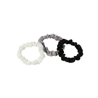 White Lotus Beauty Cruelty Free Mulberry Silk Scrunchies 3-Pack
