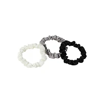 White Lotus Beauty Cruelty Free Mulberry Silk Scrunchies 3-Pack