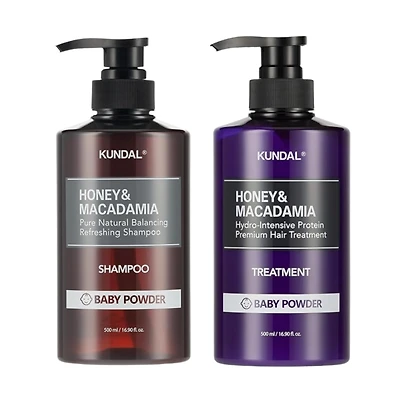 KUNDAL Honey & Macadamia Shampoo & Conditioner Set