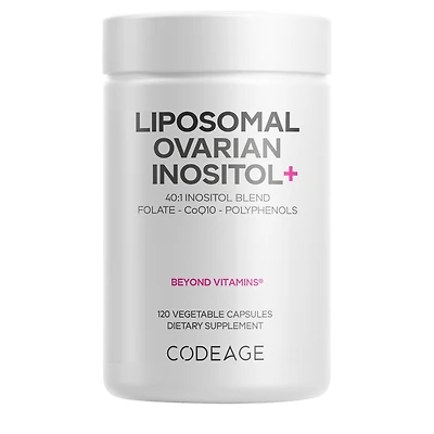 CODEAGE Liposomal Ovarian Inositol with Folate & CoQ10
