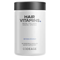 CODEAGE Hair Vitamins with Biotin, Keratin, Collagen & Probiotics