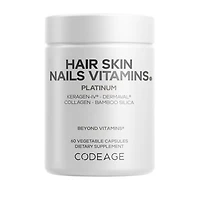 CODEAGE Hair Skin Nails Vitamins Platinum with Collagen & Keratin