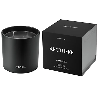 APOTHEKE Charcoal 3-Wick Scented Candle