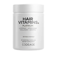 CODEAGE Hair Vitamins Platinum with Biotin, Keratin & Omega-3