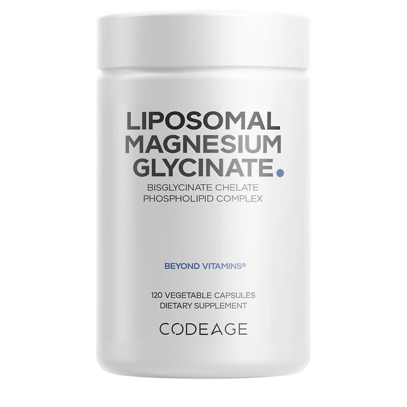 CODEAGE Liposomal Magnesium Bisglycinate with Black Pepper Extract