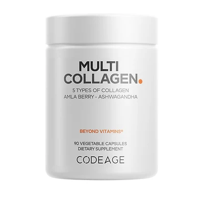 CODEAGE Multi Collagen Capsules with Bone Broth & Botanicals
