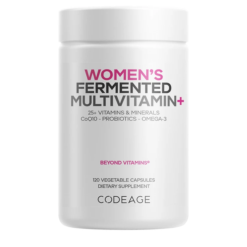 CODEAGE Women’s Fermented Multivitamin with Whole Foods & Probiotics