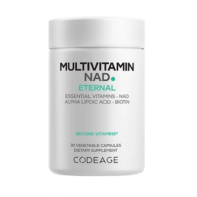 CODEAGE Multivitamin with NAD+, Methylated B Vitamins & Antioxidants