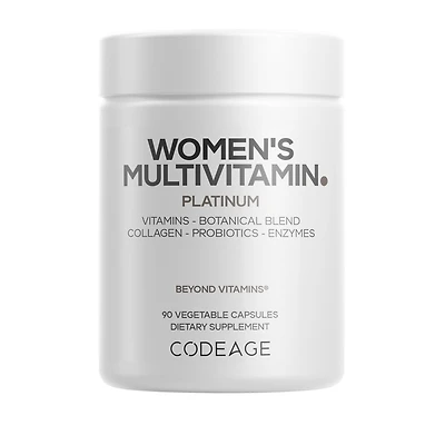 CODEAGE Women’s Multivitamin Platinum with Collagen & Probiotics