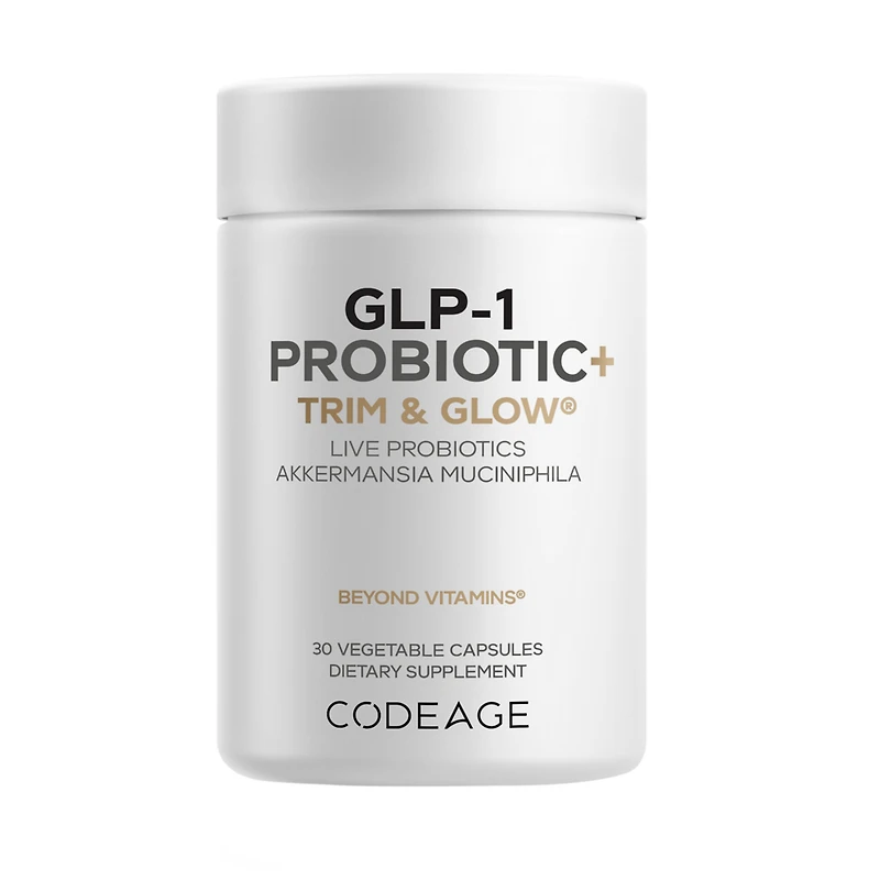 CODEAGE GLP-1 Probiotic with Akkermansia & Prebiotic Fiber