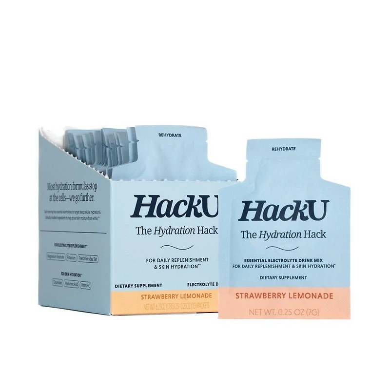 HackU The Hydration Hack 25-Pack - Strawberry Lemonade