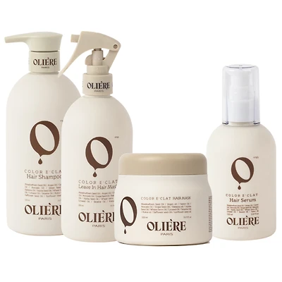 Oliere Paris Color Eclat Repairing Hydrating Color-Protecting Hair Care Set