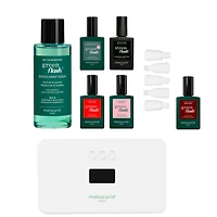 Manucurist Xtrem Flash Gel Nail Polish Kit with LED Lamp and Gel Top Coat