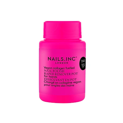 Nails Inc. Vegan Collagen Fueled Coconut Scented Nail Polish Rapid Remover Pot