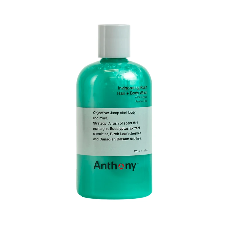 Anthony Invigorating Rush Hair & Body Wash - oz