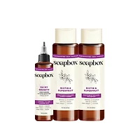 Soapbox Biotin & Superfruit Restore Volume Haircare Essentials - oz