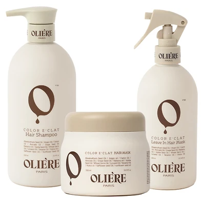 Oliere Paris Color Eclat Essential Color-Care Hair Care Trio