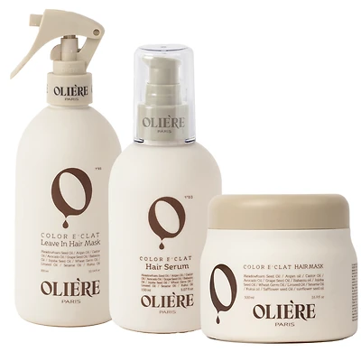 Oliere Paris Color Eclat Repair & Protection Hair Care Trio