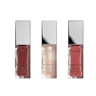 Sigma Beauty Lip Oil Trio