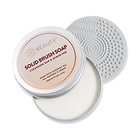 BK Beauty Solid Brush Soap with Cleaning Pad