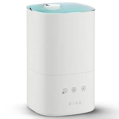 Miko Breeze 3-Speed Ultrasonic Cool Mist Humidifier with Top-Fill Tank & Aroma Tray
