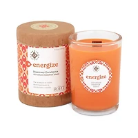 Root Candles Seeking Balance Aromatherapy Candle - Energize Rosemary Eucalyptus