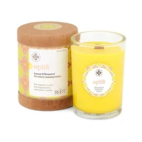 Root Candles Seeking Balance Uplift - Lemon & Bergamot Aromatherapy Candle