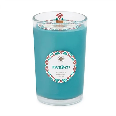 Root Candles Seeking Balance Awaken - Basil & Lime Aromatherapy Candle