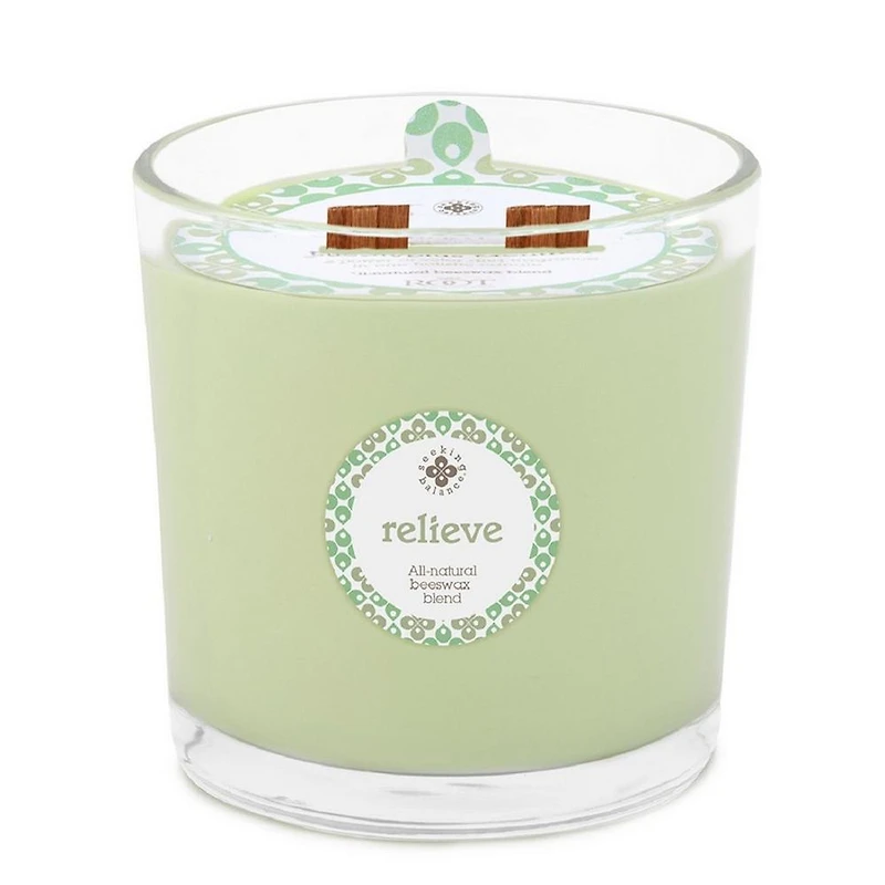 Root Candles Seeking Balance Relieve - Eucalyptus Menthol Aromatherapy Candle