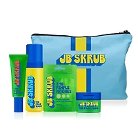 JB Skrub Essential Face Care Set for Tweens and Teens + Limited Time Free Travel Pouch