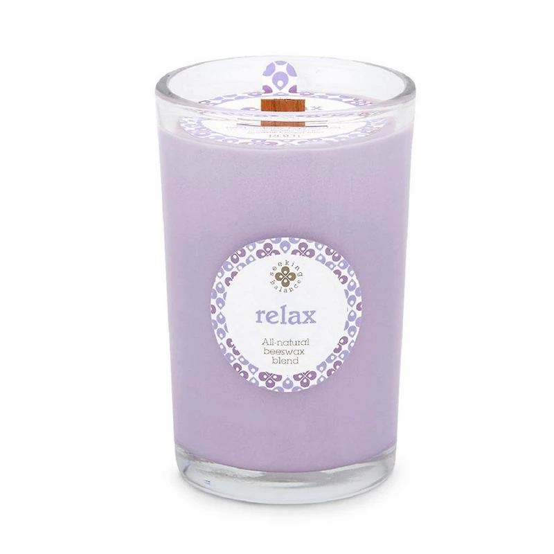 Root Candles Seeking Balance Aromatherapy - Relax Geranium Lavender