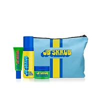 JB Skrub Complete Face Care Set for Tweens and Teens + Limited Time Free Travel Pouch