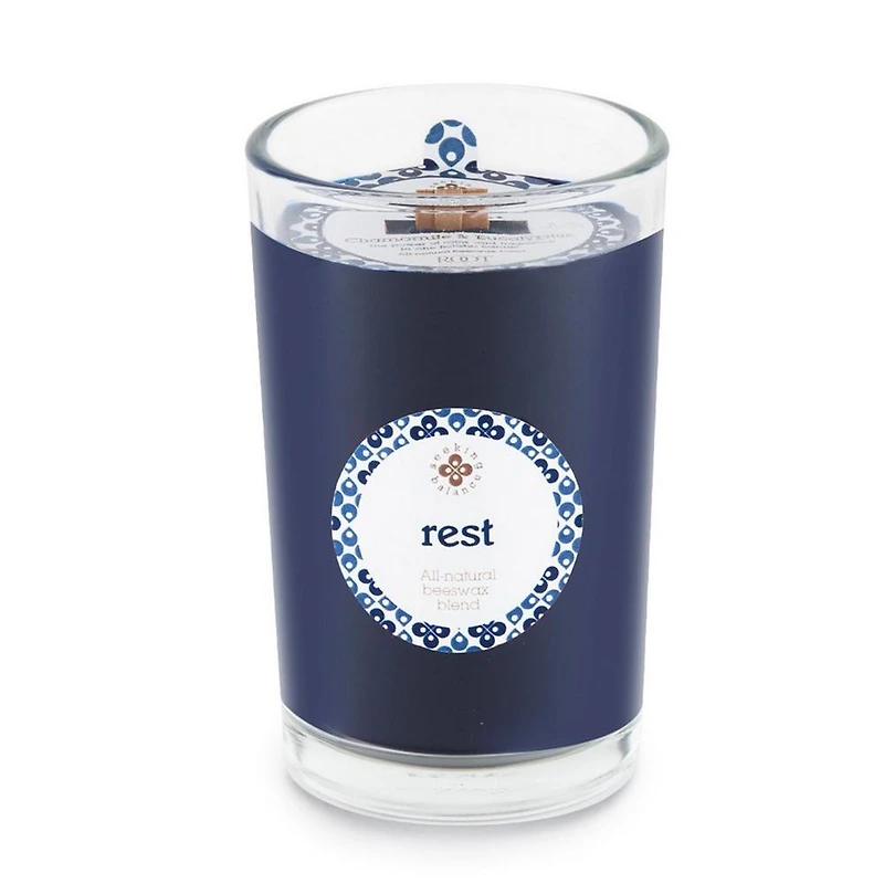 Root Candles Seeking Balance Rest - Chamomile & Eucalyptus Aromatherapy Candle