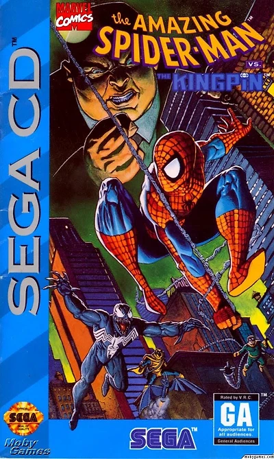 AMAZING SPIDER-MAN VS KINGPIN - Sega CD - USED