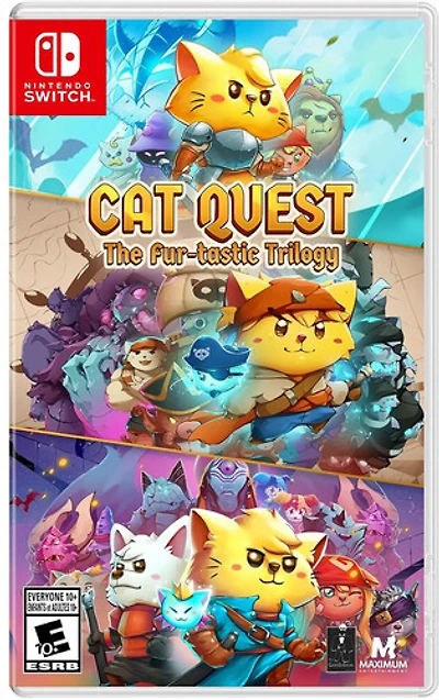 CAT QUEST:FUR-TASTIC TRILOGY - SWITCH - NEW