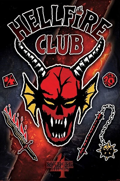 Stranger Things Season 4 - Hellfire Club - NEW